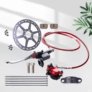 Kit de pinza de freno de disco hidráulica mejorada para mini bicicleta 180 pies - Imagen 1 de 16