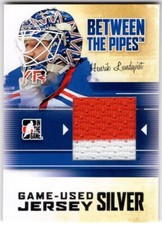 2010-11 Between The Pipes Jerseys Silver #M18 Henrik Lundqvist */30 *S2052