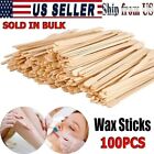 Wooden Wax Sticks - Waxing Applicator Sticks for Hair Removal and Smooth Skin
