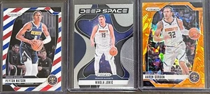 2024-25 Prizm Basketball Denver Nuggets 3 Card Insert/Parallel Trading Lot! - Picture 1 of 2