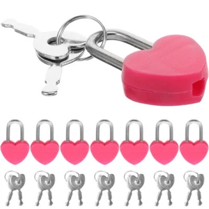 24 Set Mini Herzschloss Kind Baby Vorhängeschlösser Herzschlösser - Bild 1 von 12