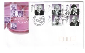 2002 FDC Australia. Legends of Medical Science. PictPMK "MELBOURNE" - Picture 1 of 1