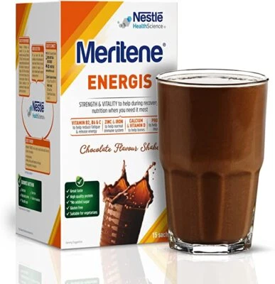 NESTLÉ Nestle 30 g Chocolate Meritene Energis Shake - Box of 15