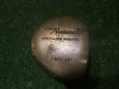 Golf The Natural Beryllium Copper Fairway Wood 23 Degree Well Played Very Useful - Image 1 of 4