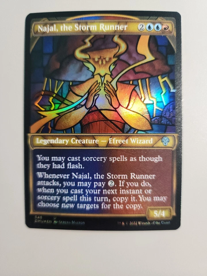 MTG Najal, the Storm Runner Dominaria United 348 Foil Showcase Uncommon - Image 1 of 1