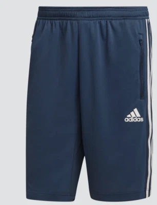 Pantalones Cortos Adidas Hombre Adidas Diseñado 2 Move 3 Rayas Azul Primado L Foto 1 de 4