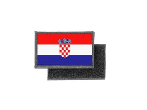 Flagge Aufnäher bedruckt Abzeichen Land Kroatien - Bild 1 von 1