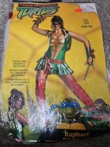 Sexy Disfraz de Tortuga Ninja Adulto M 8-10 Rafael 2011 Disfraz 120-130 lb Halloween - Imagen 1 de 6