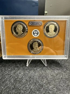 2016 S Presidential Dollar PROOF SET Nixon Ford Reagan 3 Coin - Image 1 of 4