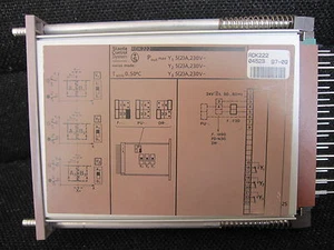 Staefa Control System RDK222 - Temperaturregler 5AMP 220-230VAC - Bild 1 von 6