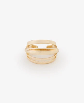 Ann Taylor Curved Linear Ring Sz 6 NWT $39.50 - Image 1 of 4