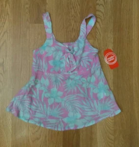 Wonder Nation Baby Girl Sleeveless Adjustabl Strap Pink Summer Lined Dress 7-8 m - Picture 1 of 9