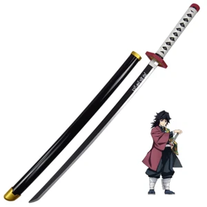 Demon Slayer Giyu Tomioka Nichirin Sword Final Form Kimetsu no Yaiba Prop - Picture 1 of 2