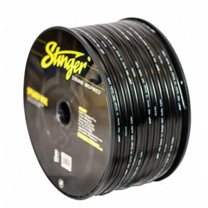 Stinger SPW512BK Audio Speaker Wire 12 Gauge Cable 250ft Spool Roll Home car - Picture 1 of 2
