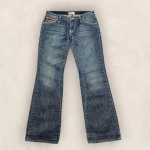 Superdry Tomahawk bootcut button buckle back jeans W28 L32 - Picture 1 of 6