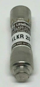 KLKR-20 20 Amp 600Vac Current Limiting Fast Acting Fuse  KLKR20 (4) - Picture 1 of 2