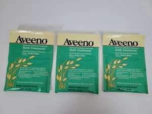 Paquete de tratamiento de baño de avena coloidal natural Aveeno 1992 utilería de película de colección - Imagen 1 de 9