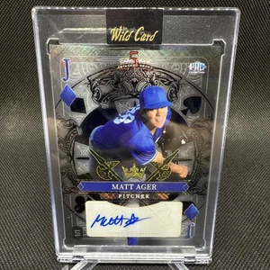 Comodín 2024 5 cartas sorteo Matt Ager 1/1 automático Pittsburgh Pirates #SDHD-MAA - Imagen 1 de 2