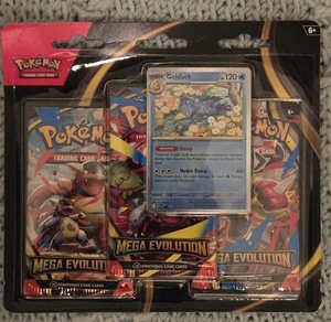 Pokemon TCG Mega Evolution 3 Pack Blister - Golduck  Sealed - Picture 1 of 2