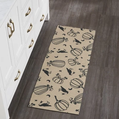 Raven Harvest Indoor/Outdoor Rug Rect 17x48 VHC Brands - Image 1 of 4