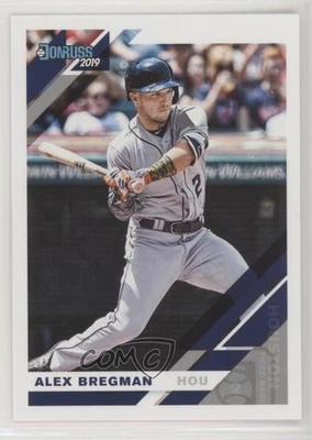 2019 Panini Donruss Variation Alex Bregman (Grey Jersey) #182 - Image 1 of 2