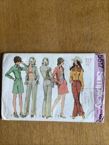 Simplicity 5517 Sewing Pattern Womens Shirt Or Shirt Jacket, Size 12 Cut Gd Cond - Picture 1 of 2