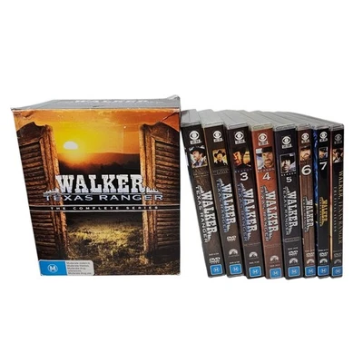 Walker Texas Ranger Complete series Season 1-8 Box Set 1 2 3 4 5 6 7 8 R4 PAL - Image 1 of 4