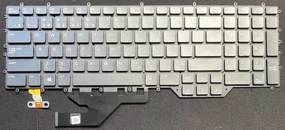 Dell Alienware M17 R2 / M17 R3 Laptop RGB Backlit Keyboard / J9M9X - Image 1 of 4