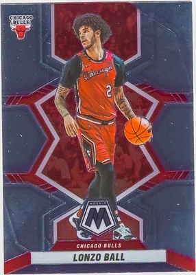 2021-22 Panini Mosaic - Lonzo Ball #33 - Image 1 of 2