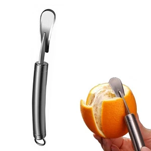 Orange Citrus Peelers Stainless Steel Slicer Cutter Peeler Remover Opener Hum... - Picture 1 of 7