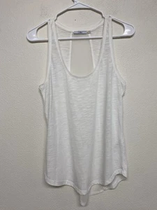 Dex Tank Top weiß Gr. S/P SPORTLICH TRANSPARENT STEIP DOWN RÜCKEN WEICH - Bild 1 von 5