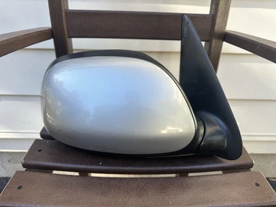 Espejo retrovisor eléctrico Toyota Sequoia 2001-2006 pasajero vista lateral derecho plateado OEM Foto 1 de 4