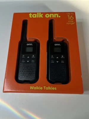 TALK ONN. Walkie Talkies Up to 16 Mile Range BRAND NEW - Image 1 of 4