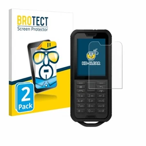 2x Display Schutz Folie für Nokia 800 Tough Zubehör Transparent - Zdjęcie 1 z 6