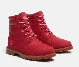 *BNIB LIMITED EDITION* Timberland Linden Woods W/P Boots (DARK RED) Women's 8 US - Picture 1 of 10