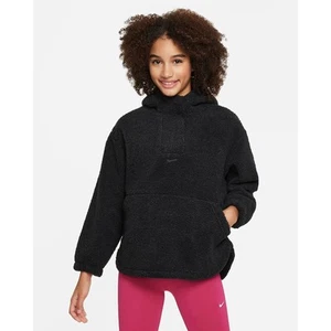 Nike High Pile Fleece Girl's Therma FIT Training Jacket Cozy Activewear NWT M - Picture 1 of 5