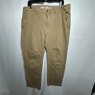 Eddie Bauer Mens Relaxed Fit Pants Stretch Hiking Utility Tan 40X32 #886 - Image 1 of 4