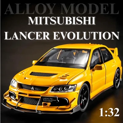 Modellino in scala 1:32 per auto da corsa in lega pressofusa Mitsubishi Lance... - Immagine 1 di 4
