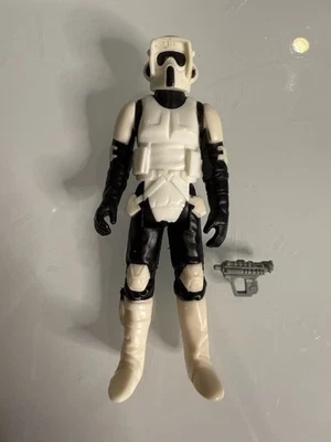 Figura de acción completa de colección Star Wars Biker Scout Trooper 1983 HK Kenner *NM* Foto 1 de 4