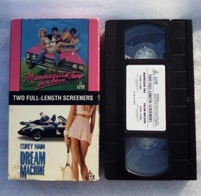 Mannequin Two/Dream Machine (DEMO Pre Owned VHS) SCREENING/PROMO *RARE!!!* - Image 1 of 4