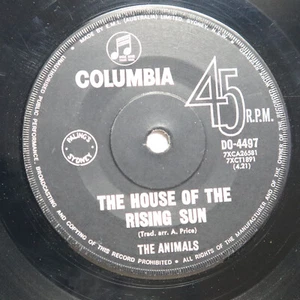 ANIMALS - THE HOUSE OF THE RISING SUN / TALKIN' BOUT YOU - AUSTRALIAN IMPORT - Picture 1 of 2