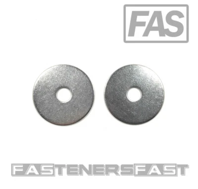 FAS (25) 5/16 ID x 1 1/2 OD Stainless Steel Fender Washer Large OD Flat Washer SS