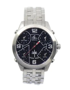 Jacob & Co 5 Timezone Stainless Steel Watch - Picture 1 of 5