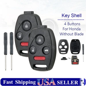 2 fundas de repuesto para llavero remoto para Honda CR-V 2005 2006 OUCG8D-380H-A - Imagen 1 de 8