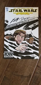 2018 SDCC CON EXCLUSIVE IDW STAR WARS COMIC BOOK SIGNED BY SCOTT DEREK CHARM 10 - Picture 1 of 1