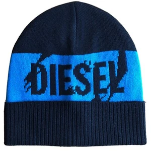 Diesel Blue and Black Beanie size 4 - 6 Years, BNWT - Picture 1 of 4