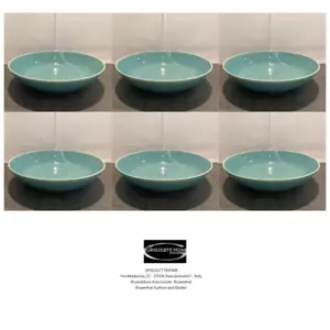 Rosenthal - Mesh Aqua - 6 PiattI Fondi ø cm 21 - Rivenditore Autorizzato - Foto 1 di 5
