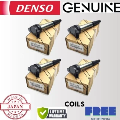 Juego de 4 bobinas de encendido DENSO para Lexus CT200h 2011-2015 1,8 L L4 #90919-02252 Foto 1 de 4