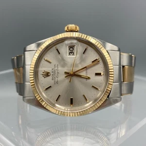 Rolex Oyster Perpetual Air-King-Date Stainless Steel and Yellow Gold- 5701 - Picture 1 of 11