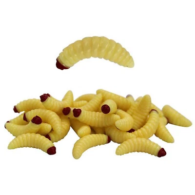 Künstliche Bienenmaden WASP Köder Angeln Kunstköder Forellen Forellenköder - Bild 1 von 4